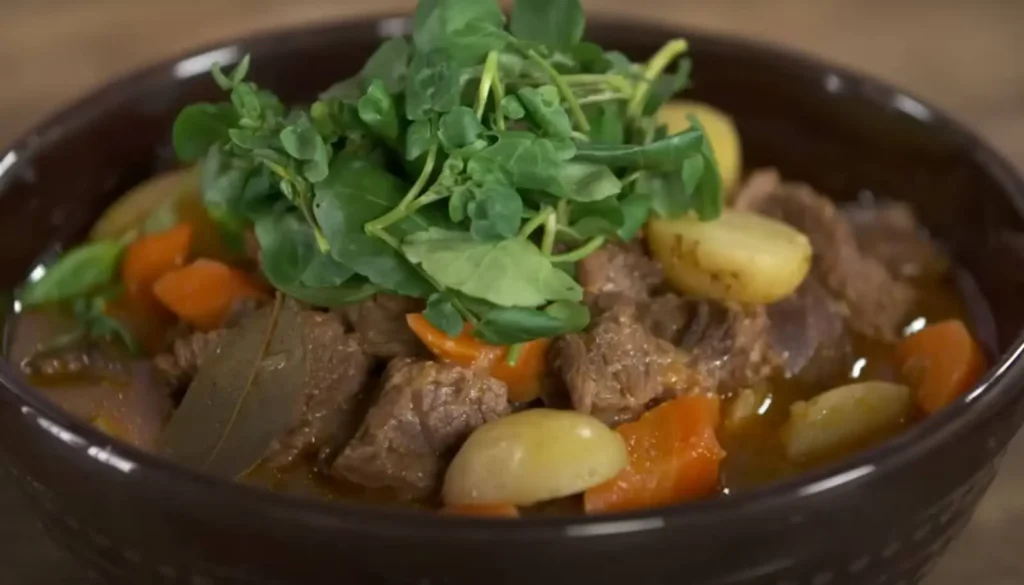 Carne feita na panela de pressão elétrica