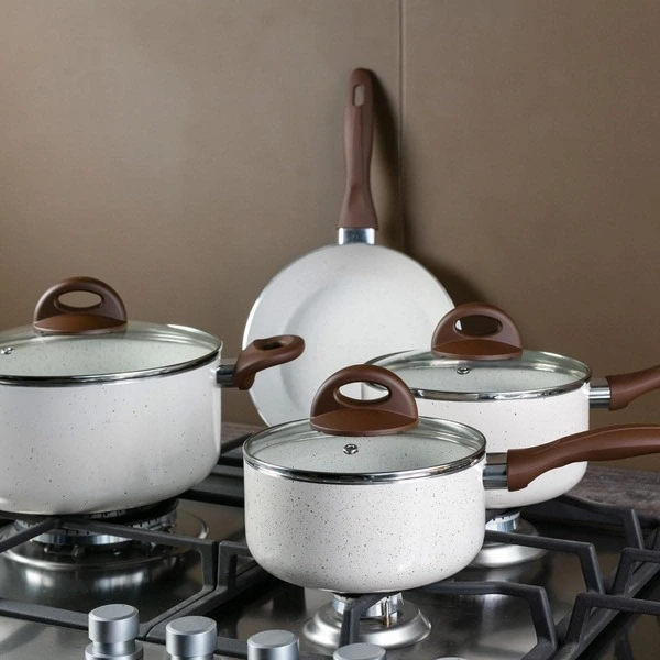 Jogo de Panelas Brinox 4 Pcs Smart Plus ambientado